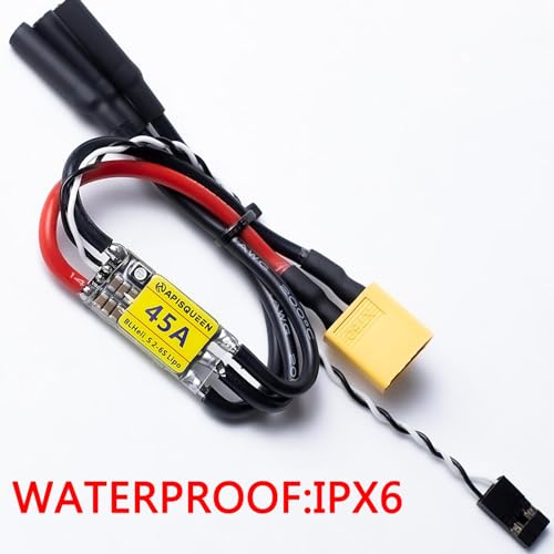 ApisQueen 2-6S 45A Bi-Directional Electronic Speed Controller ESC for Use with Underwater Thrusters/Motors in The Continuous Power Range of 100-500W - Image 2
