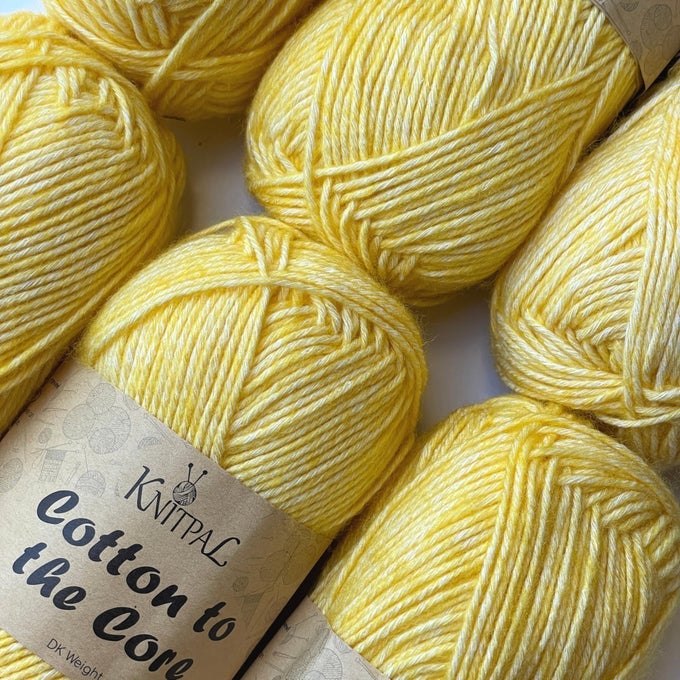 COTTON TO THE CORE COTTON YARN FOR CROCHETING 6 SKEINS 852YDS300G FREE PATTERNS SOFT BABY YARN FOR KNITTING 3 DK LIGHT WORSTED WEIGHT SUNSHINE YELLOW