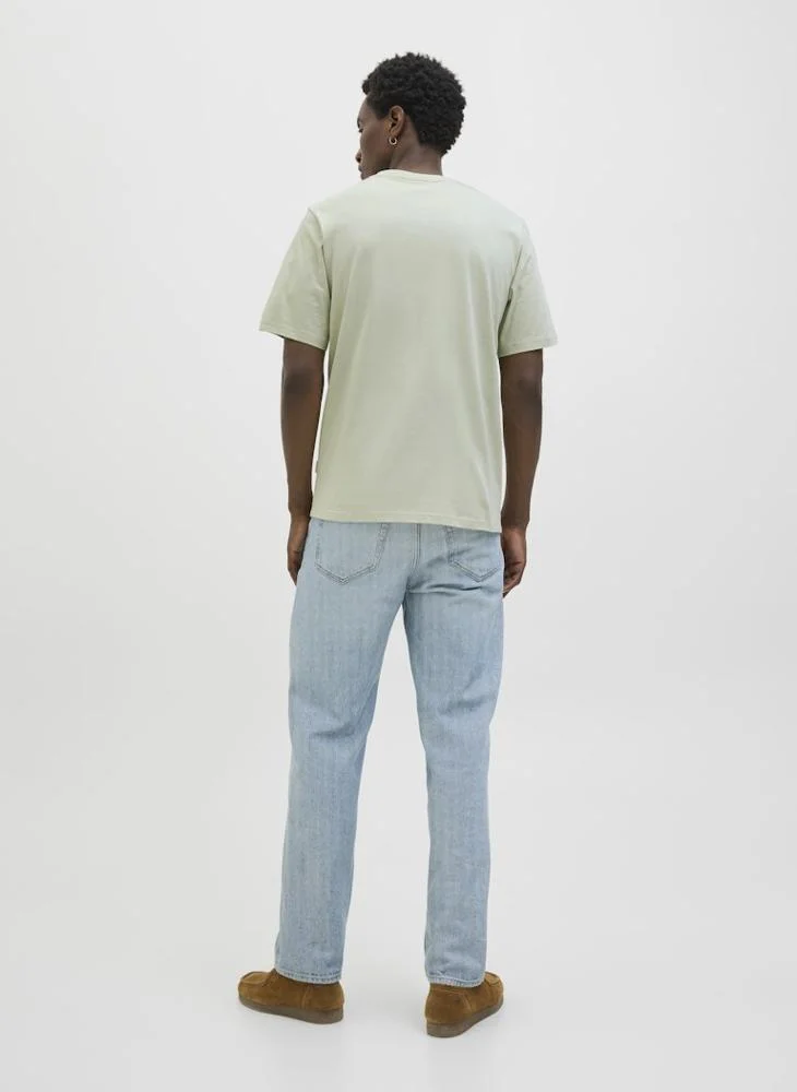 جاك اند جونز JORALMERIA BRANDING TEE SS CREW NECK