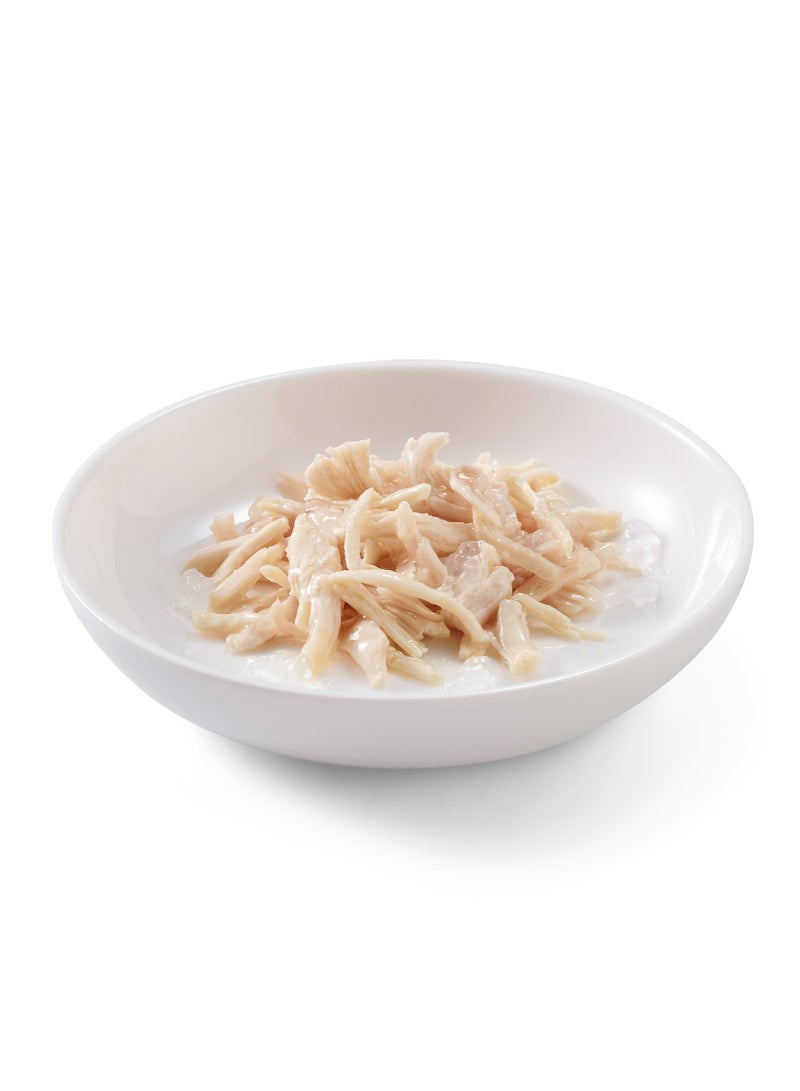 Schesir Pack of 20pcs Kitten Care 3-12 in Jelly Chicken Pouch 20x85g - Image 2