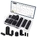 BUSY-CORNER 110 PCS Vacuum Caps Assortment Vacuum Plugs Hose End Cap Rubber Vacuum Caps Kit for Carburetor Manifold Automotive 316 516 732 14 532 38 18 12 58 - Image 2