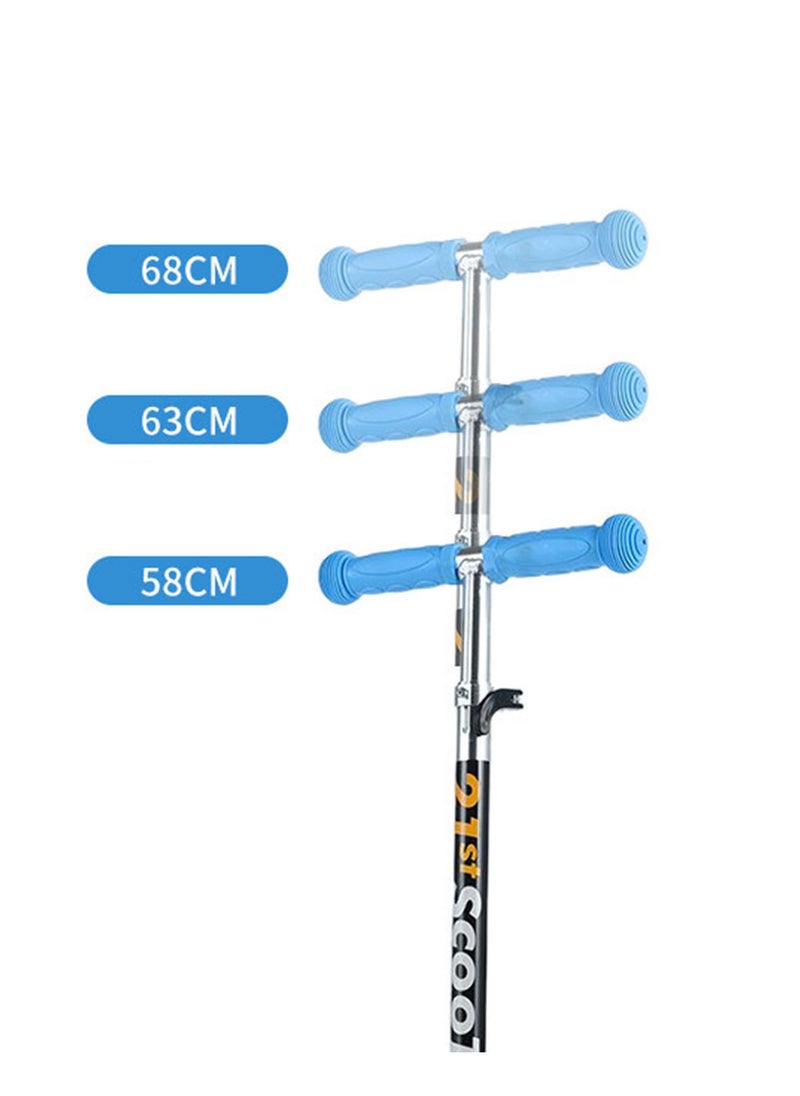YelaJoy Kick Scooter for Kids, Wheel with Brake, Adjustable Height Handlebar, Foldable, Lightweight, Aged 3-10, Wide Standing Board, and Up to 50kg  - Image 4