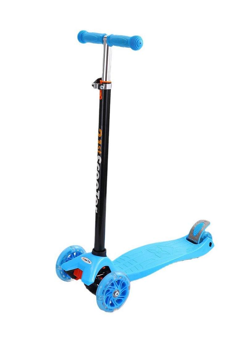 YelaJoy Kick Scooter for Kids, Wheel with Brake, Adjustable Height Handlebar, Foldable, Lightweight, Aged 3-10, Wide Standing Board, and Up to 50kg  - Image 1