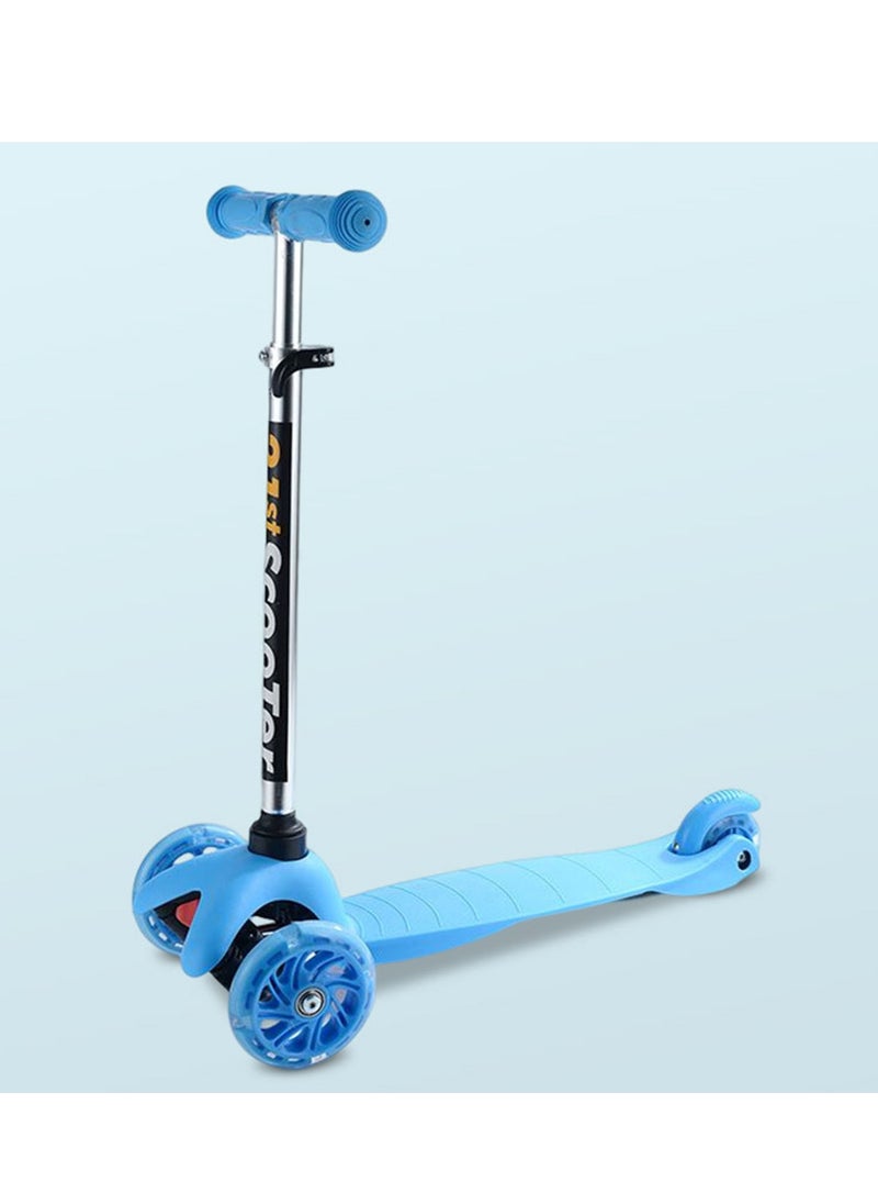 YelaJoy Kick Scooter for Kids, Wheel with Brake, Adjustable Height Handlebar, Foldable, Lightweight, Aged 3-10, Wide Standing Board, and Up to 50kg  - Image 3