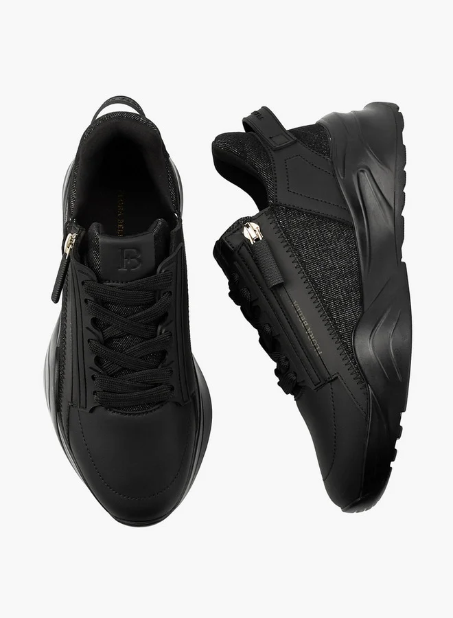 فلورا بيلا من شو إكسبرس Panelled Lace-Up Sneakers