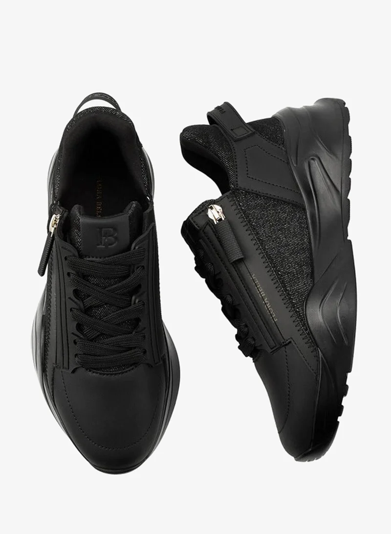 Flora Bella By Shoexpress Panelled Lace-Up Sneakers