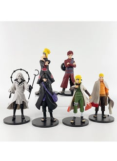 General Naruto figure anime swirl Naruto Kakashi Uchiba Banzasuke I Airo model ornament for fans and friends gifts (18-20cm)  - Image 1