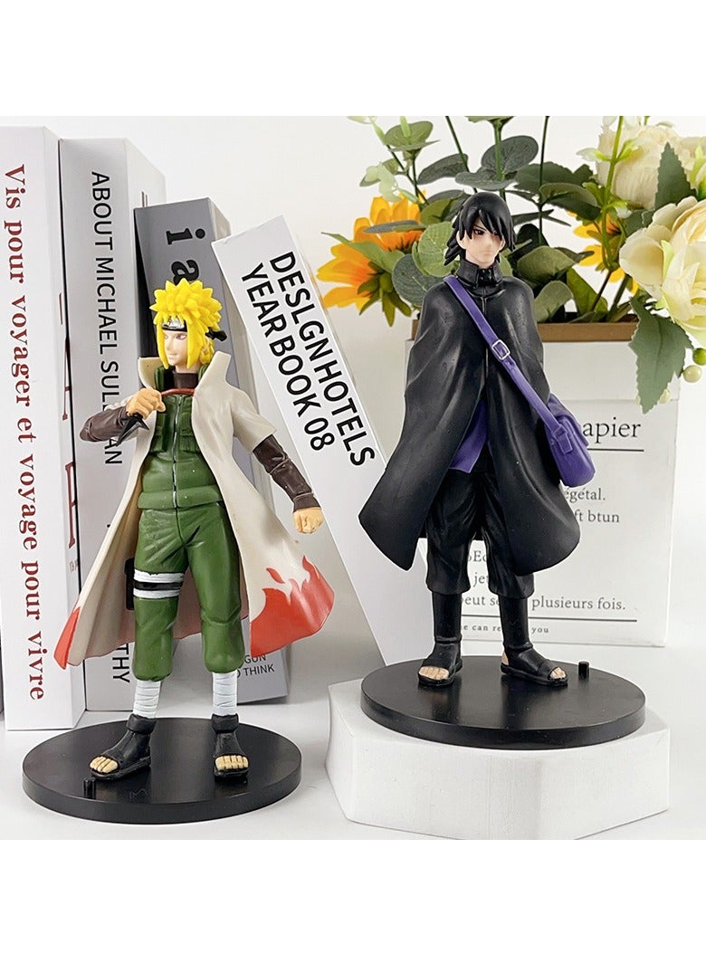 عام ناروتو الرقم أنيمي دوامة ناروتو كاكاشي أوتشيبا بانزاسوكي I Airo نموذج زخرفة للجماهير والأصدقاء الهدايا (18-20cm) - Image 2