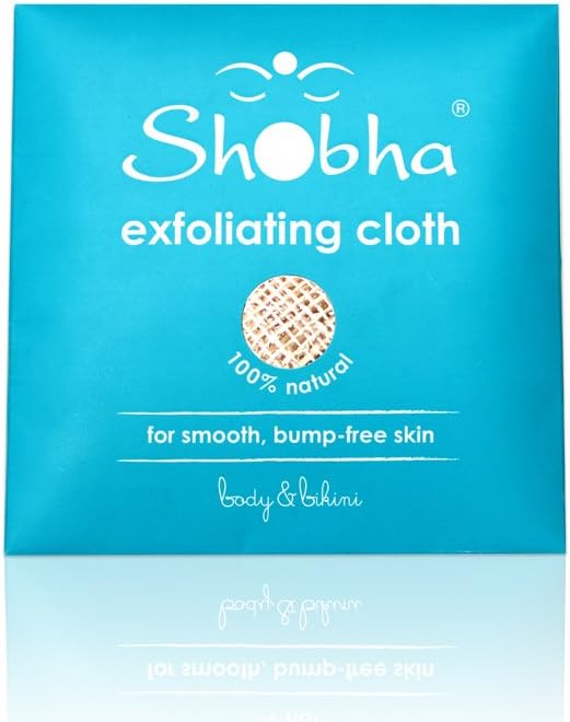 Shobha Exfoliating Cloth Reusable Natural Body Scrubber Remove Dead Skin and Prevent Ingrown Hairs Washcloth Suitable for Sensitive Body and Bikini Areas Shower Loofah Alternative - Image 2