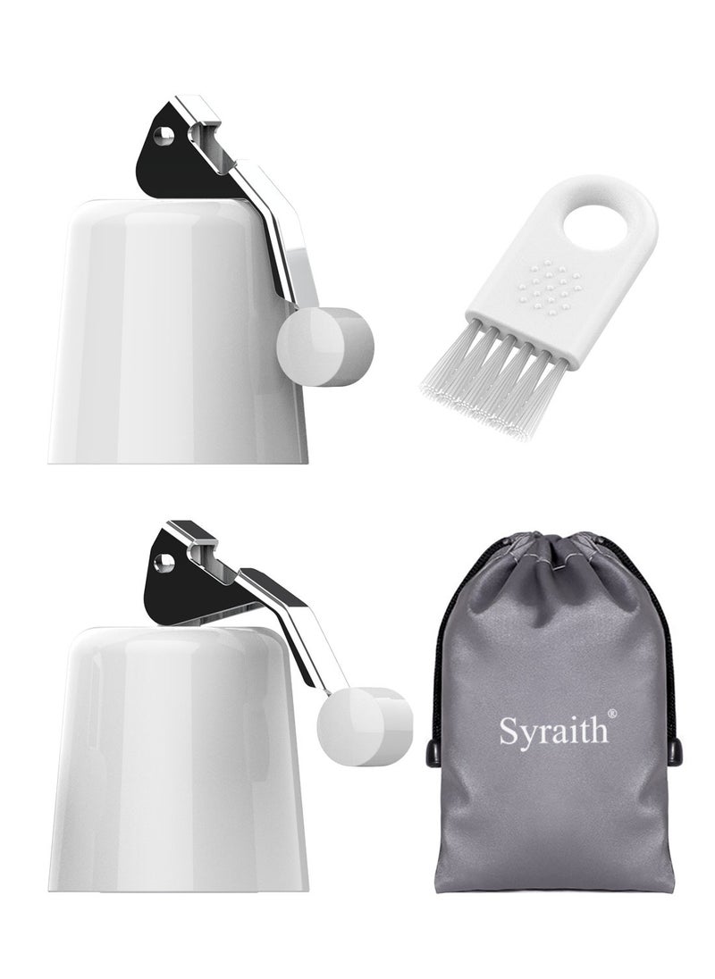 Syraith - Bottle Stopper, 2pcs Vacuum Stopper for Sealing Sparkling Soda, Coffee, Vinegar Bottles, with Bubble Sealer Lock, Sealer Twist to Seal, Without Leaking, Reusable Expanding Corks - Image 1