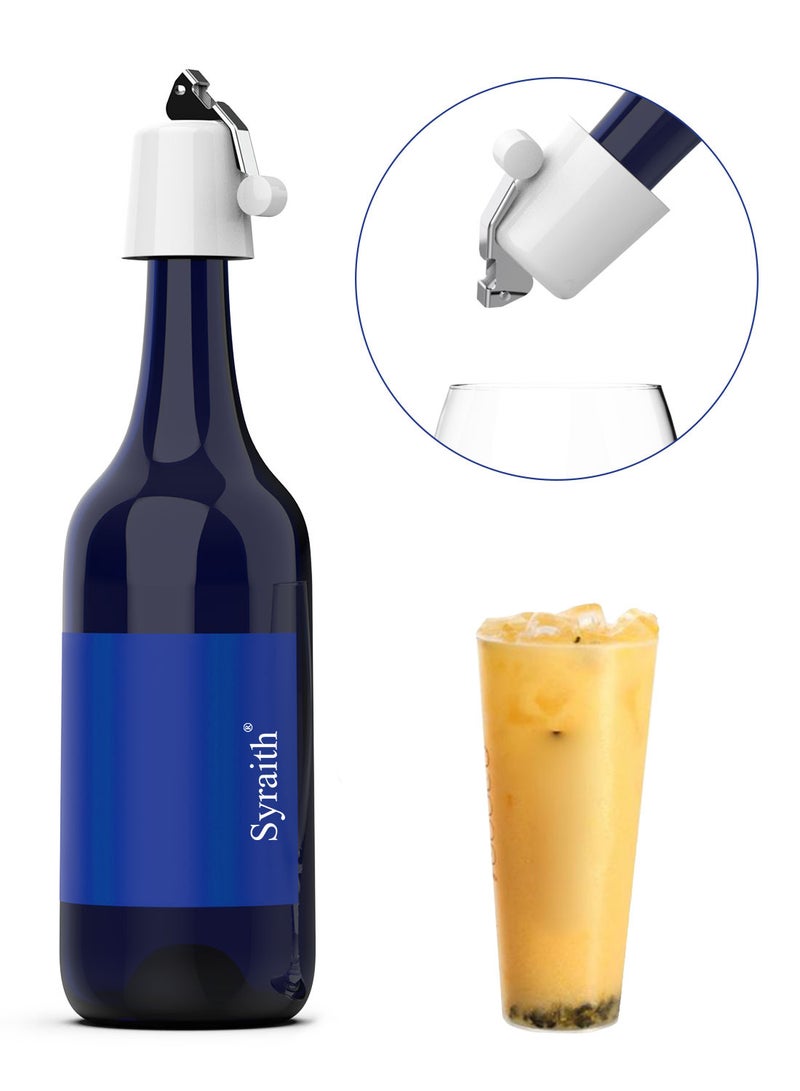 Syraith - Bottle Stopper, 2pcs Vacuum Stopper for Sealing Sparkling Soda, Coffee, Vinegar Bottles, with Bubble Sealer Lock, Sealer Twist to Seal, Without Leaking, Reusable Expanding Corks - Image 1