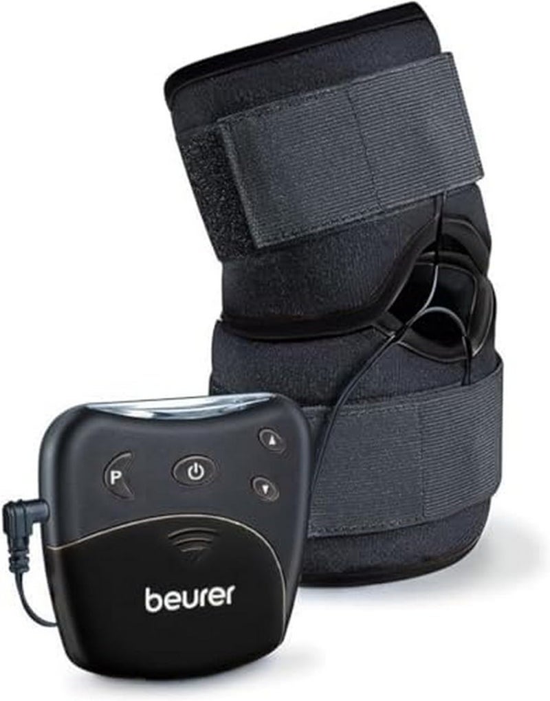 Beurer EM29 2-in-1 Knee and Elbow TENS Machine for Pain Relief with 20 Intensity Levels, 4 Programs, and Reusable Water Contact Electrodes, Digital Muscle Stimulator Device - Image 1