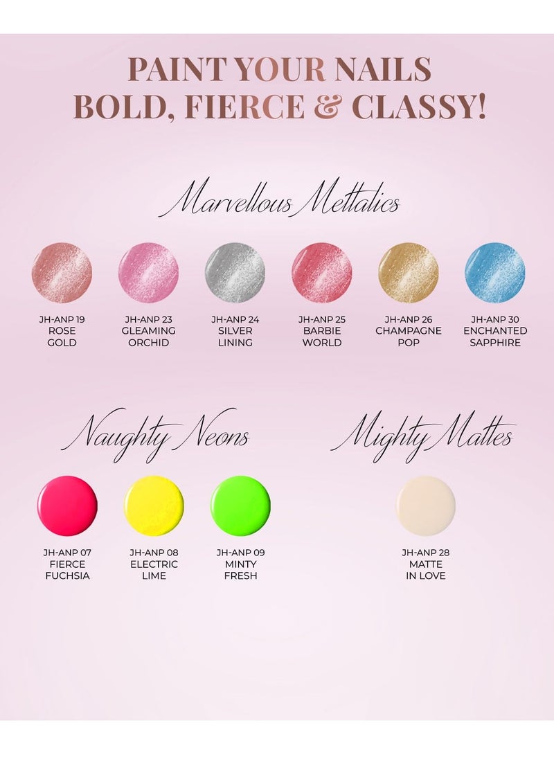 Just Herbs Just Herbs Nail Polish 12 COLOUR Burgundy Beauty  - Image 3