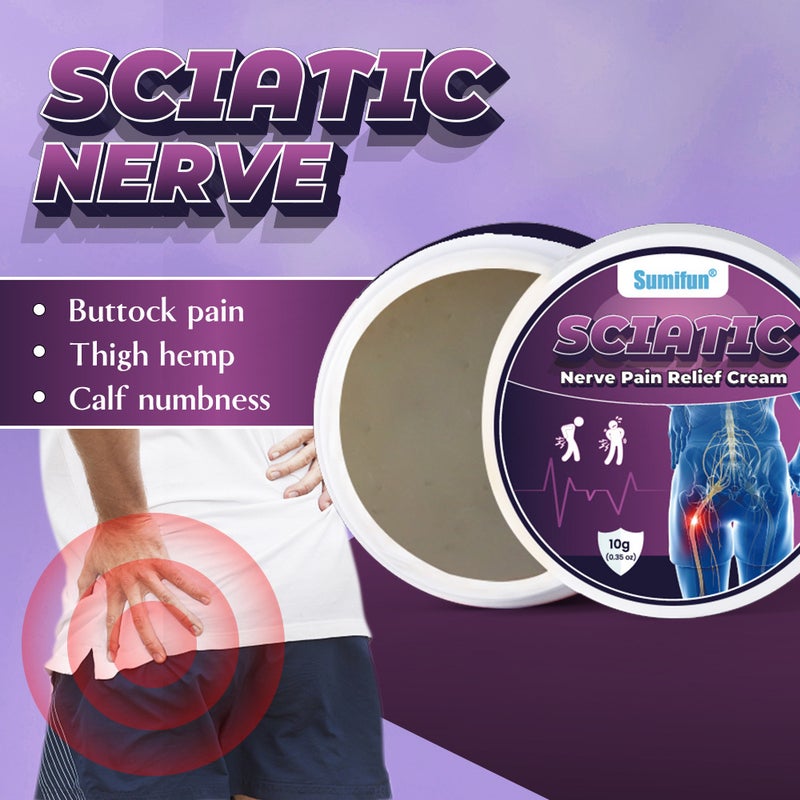 سوميفون كريم لتخفيف آلام العصب الوركي، 10 جرام، تسكين فعال لآلام العصب الوركي، يهدئ الانزعاج الناتج عن الجلوس لفترات طويلة - Image 2