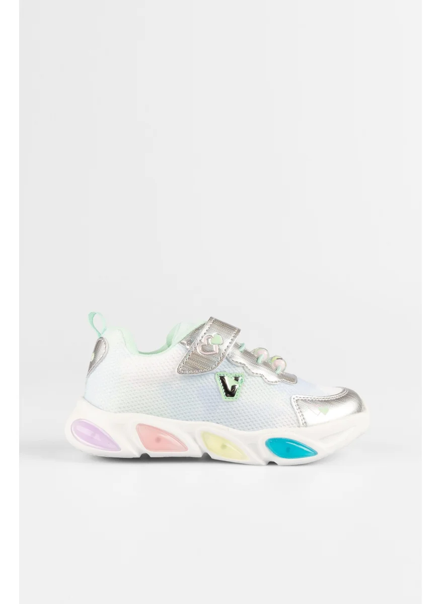 فيكو Gelato Lighted Girls Preschool White Sneakers