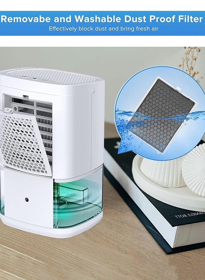 Garlo Dehumidifier for Home, 1000mL with Auto Shut Off, 25m² Portable Ultra Quiet Small Dehumidifiers against Moisture Mold, Bedroom Bathroom Basement Closet Garage RV - Image 4