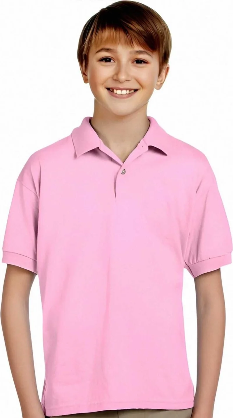 تيزجيلسين 3-Piece Boys Cotton Polo Collar T-Shirt Daily and School Uniform School T-Shirt