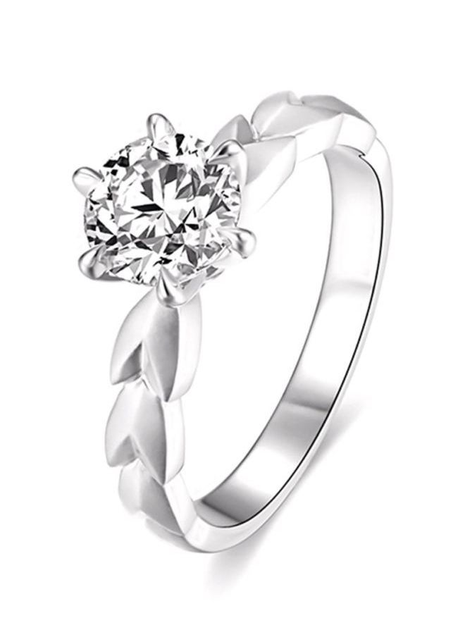 NIBEMINENT 925 Silver Rhinestone Ring  - Image 3