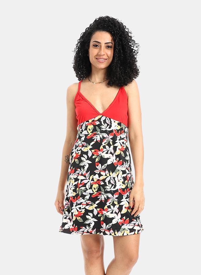 kady Sleepshirt With Floral Print - Image 1