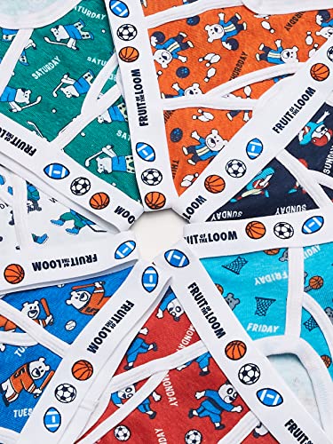 Fruit of the Loom boys Tag Free Cotton briefs underwear, Toddler‚â€“ 7 Pack Ã‚â€“ Days Week, 4-5T US - Image 2