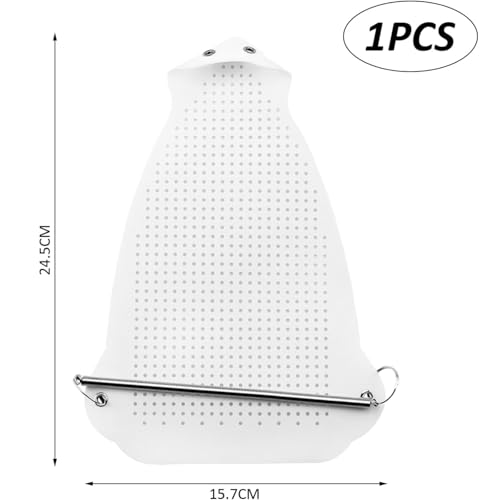 TAZLYN iron Shoe Cover for ironing Iron Soles Aluminum Material Electric Iron Assistant Tool ironing for Heat portable clothes iron Accessories Shoe Cover Safe Slip Most Standard (Pack of 1) - Image 2