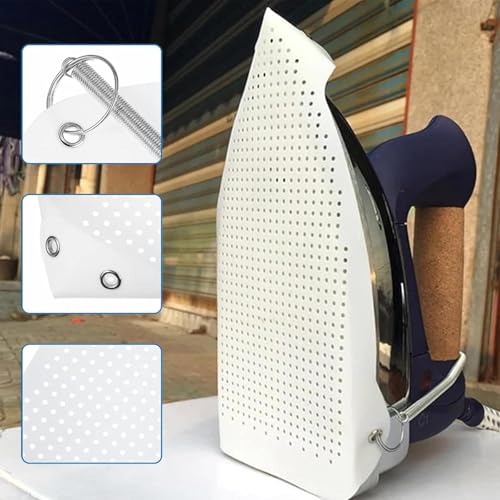 TAZLYN iron Shoe Cover for ironing Iron Soles Aluminum Material Electric Iron Assistant Tool ironing for Heat portable clothes iron Accessories Shoe Cover Safe Slip Most Standard (Pack of 1) - Image 3
