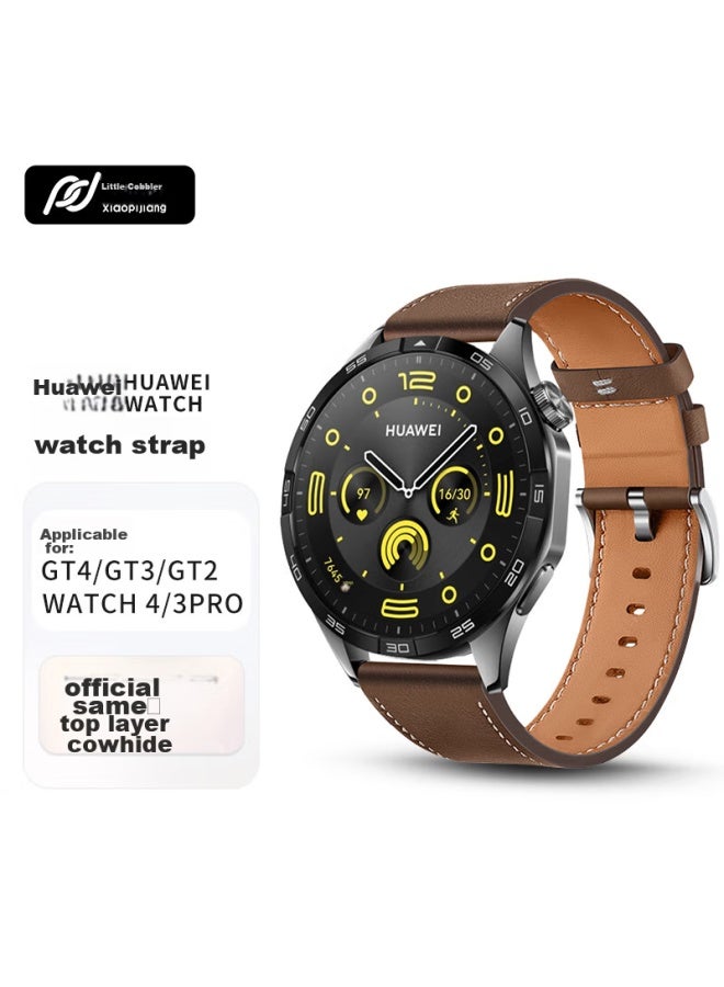 Tinker Xiaopijiang سوار ساعة جلد متوافق مع Huawei Watch Gt5 Pro/gt4/gt3 Pro/2/watch4 Pro/3/new, Honor, Samsung, Xiaomi Watch - Image 1