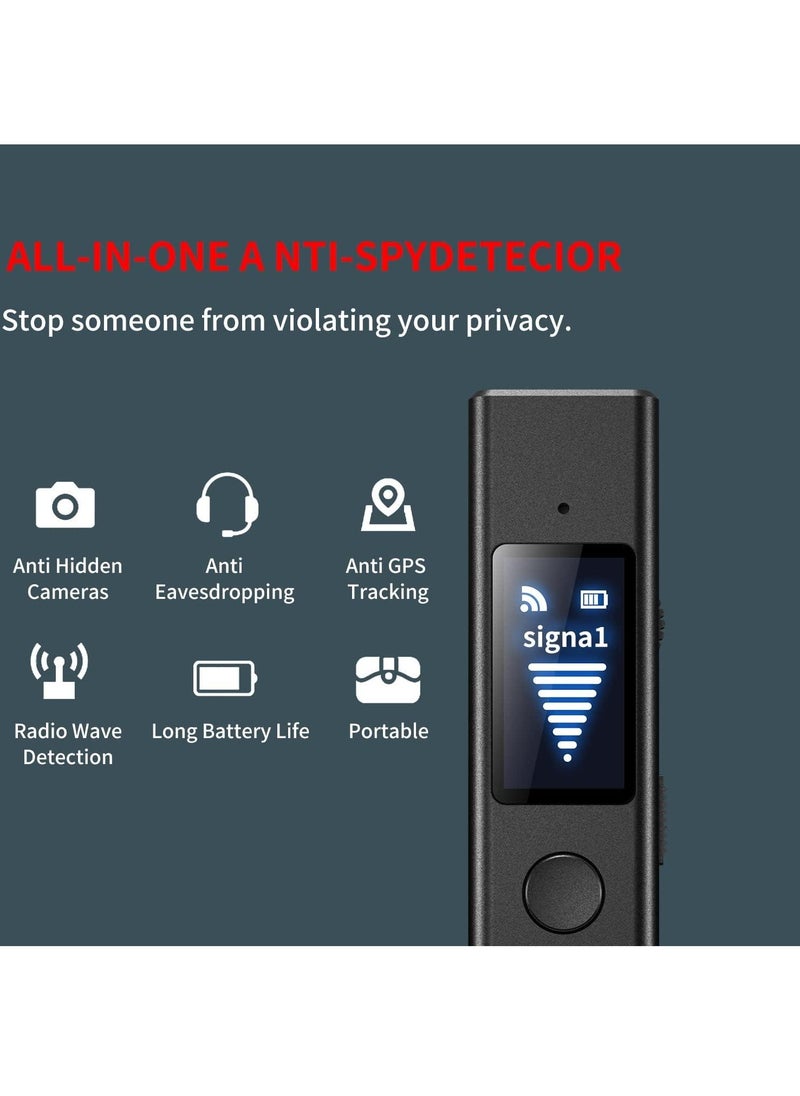 Generic - Hidden Camera Detectors Anti Spy Detector Hidden Devices Spy Camera Bug RF Listening Device Car GPS Tracker Detector Wireless Signa - Image 1