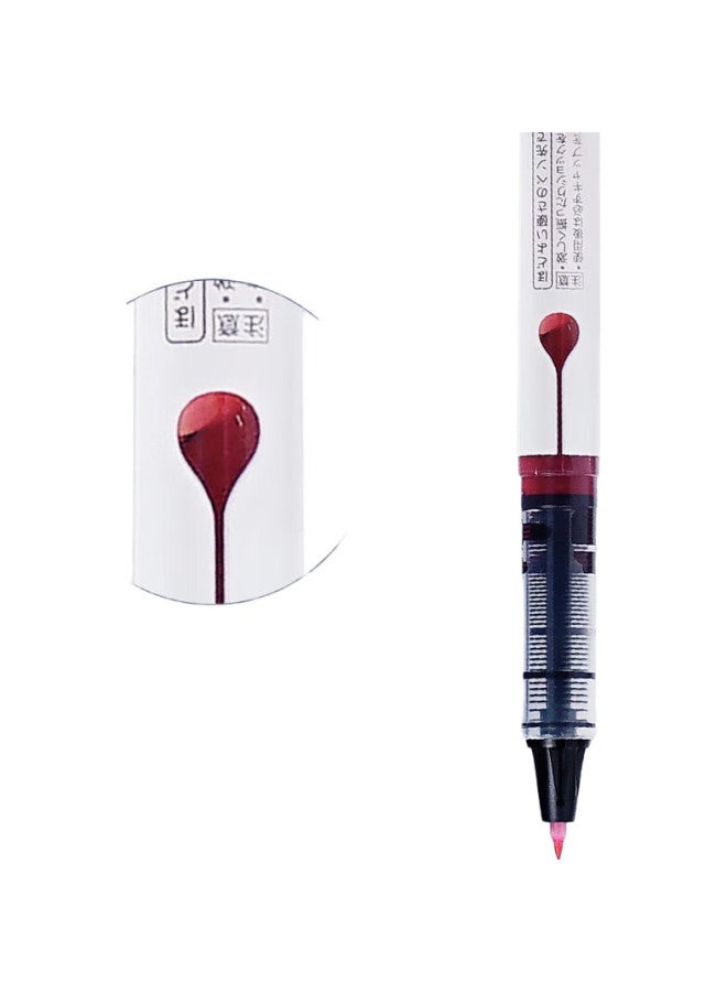 Pilot Colorful Scientific Soft Brush Pen, Large Capacity Ink, Fine Tip Hand-Drawn Soft Pen, Calligraphy Shouli Water Pen Svfm-20Ef Ef Nozzle Red - Image 3