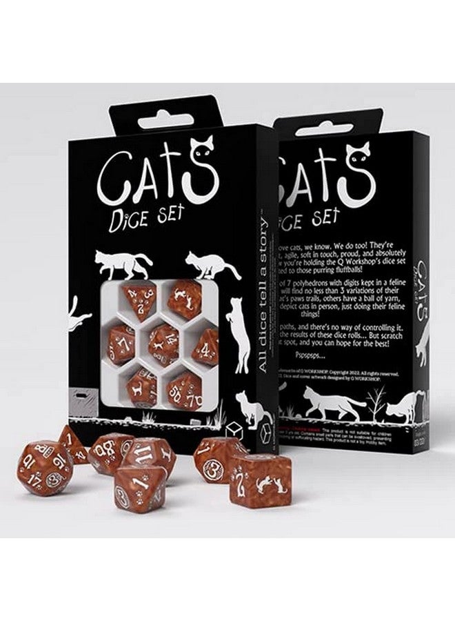Q WORKSHOP Cats Dice Set: Muffin - Image 1