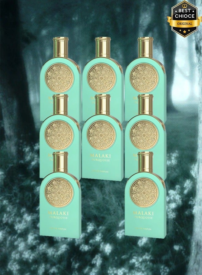 Sahari 8 Pieces Malaki Turquoise Perfume 100ml EDP - Image 1