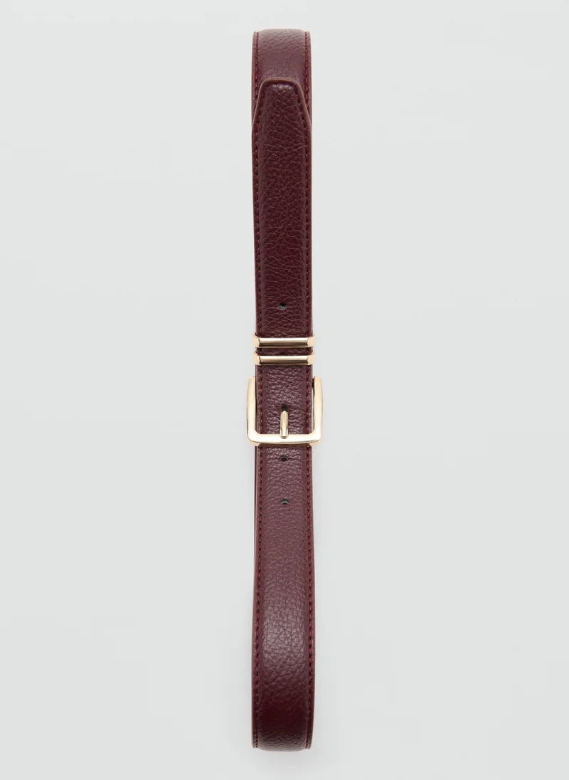 مانجو Square Buckle Belt