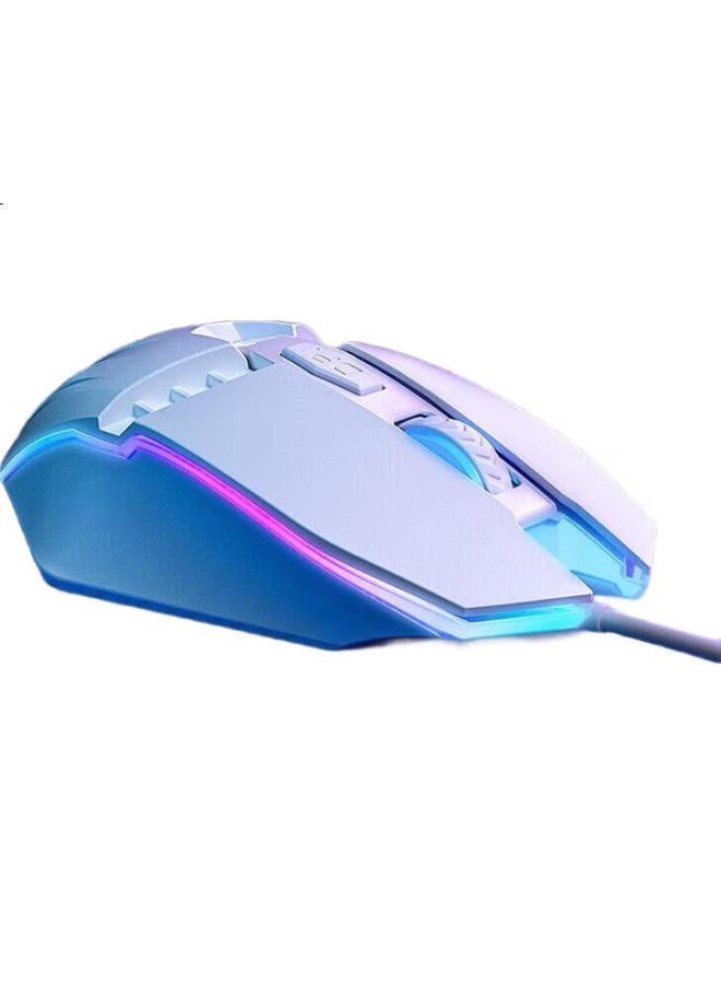 HP ماوس ألعاب سلكي، ماوس رياضي مضاء، ماوس ألعاب USB للمكتب، الكمبيوتر المكتبي، اللابتوب، لول، ببجي، مقهى الإنترنت - Image 3