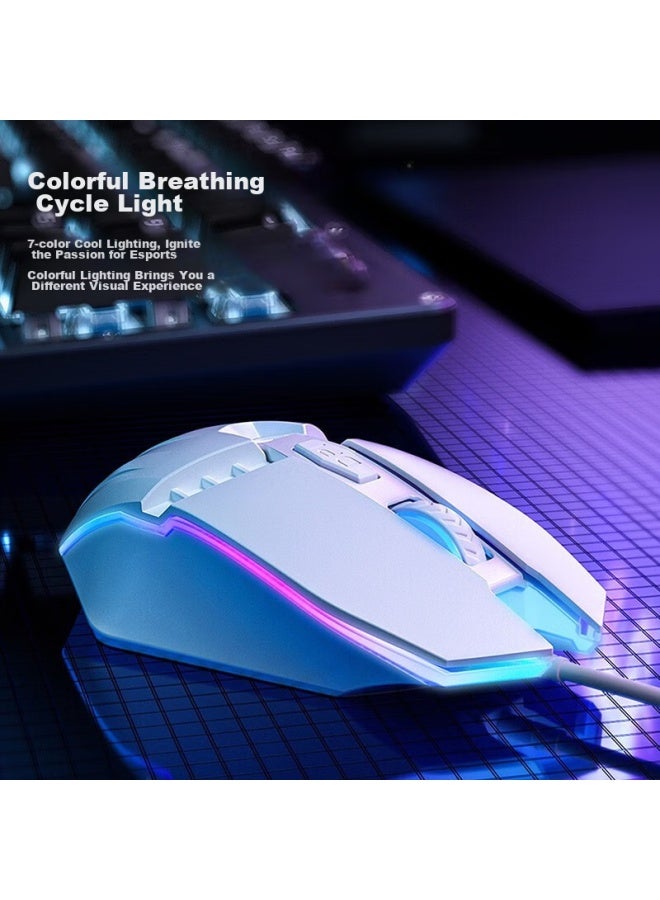 Hp ماوس ألعاب سلكي، ماوس E-sports مضاء خلفيًا، ماوس ألعاب Usb للمكتب، كمبيوتر مكتبي، كمبيوتر محمول، LoL، Pubg، مقاهي الإنترنت - Image 3