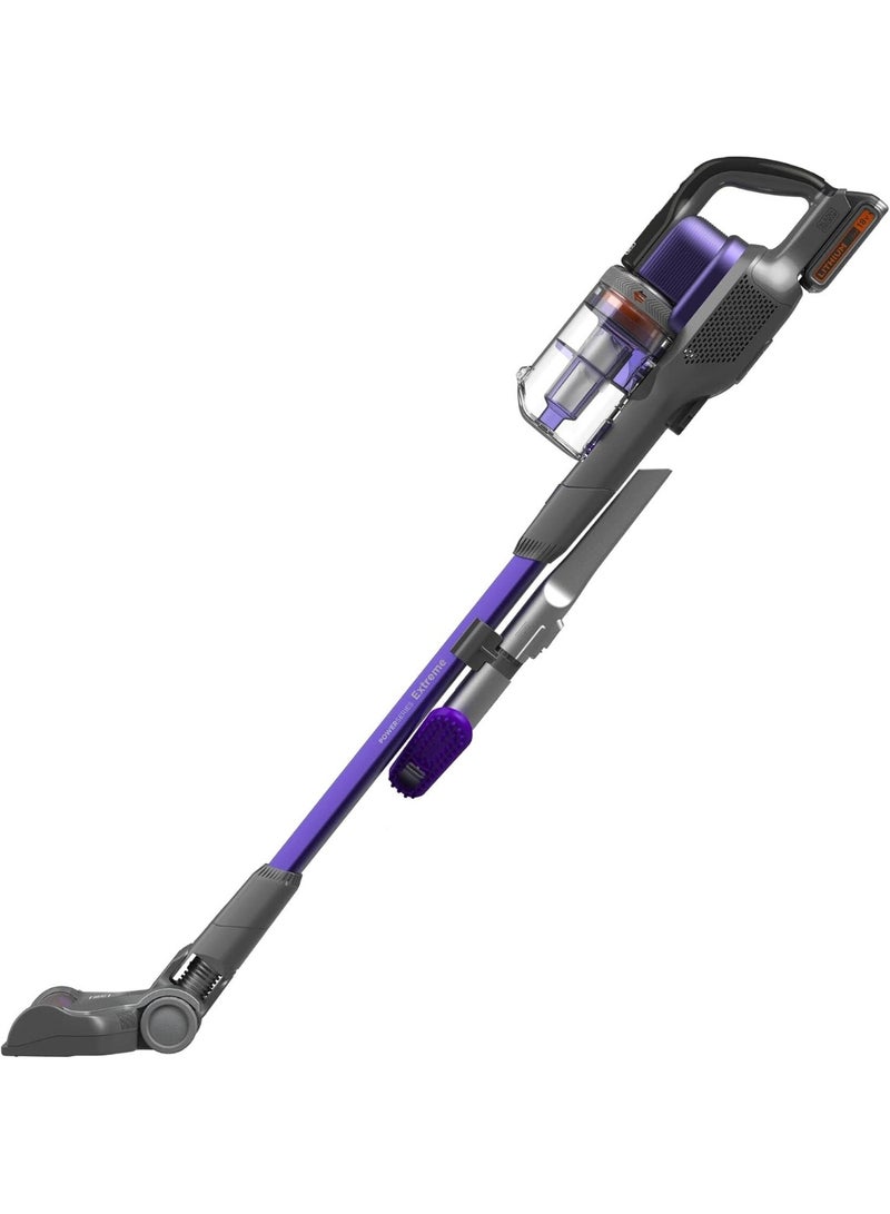 BLACK&DECKER 4-in-1 Cordless Stick Vacuum Cleaner, 18V, 1.5Ah Battery, 55-Minute Runtime, 38 Watts Suction, 650ml Dustbowl, Pet Vacuum, Lightweight, Easy Storage - Image 2
