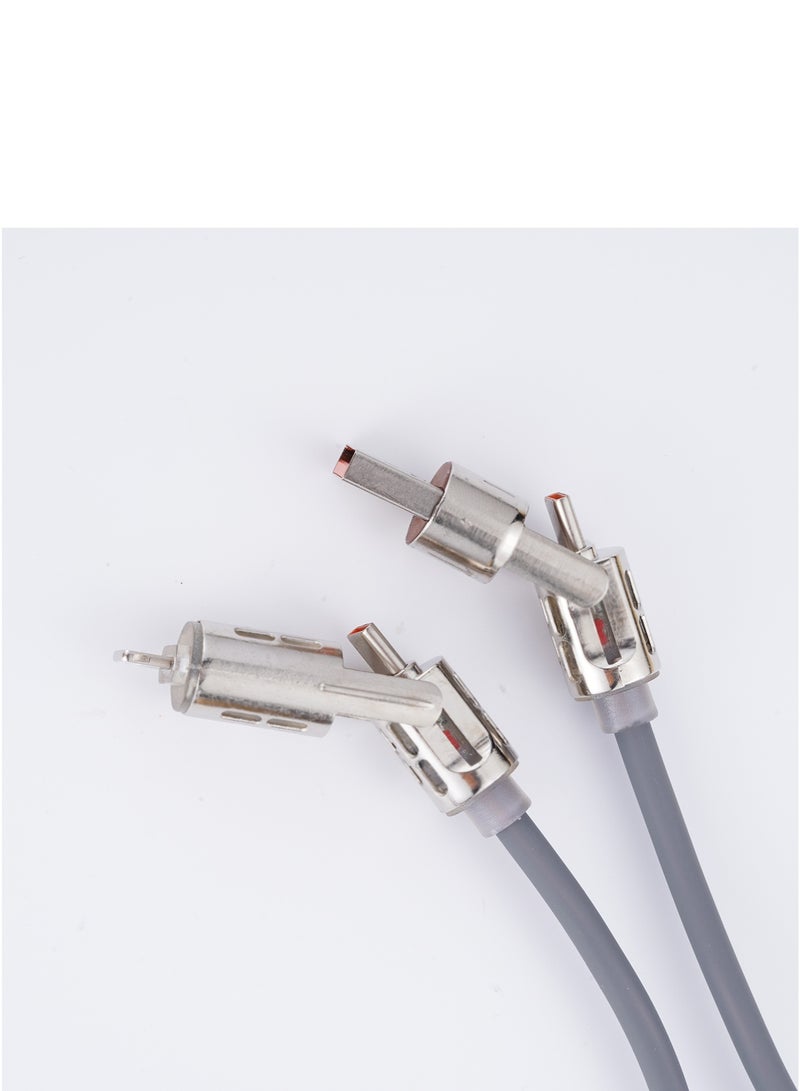 أضف هذا كابل شحن سريع للغاية للهواتف المحمولة 4 في 1 بقوة 240 واط بطول 1.5 إلى 2 متر - Image 4