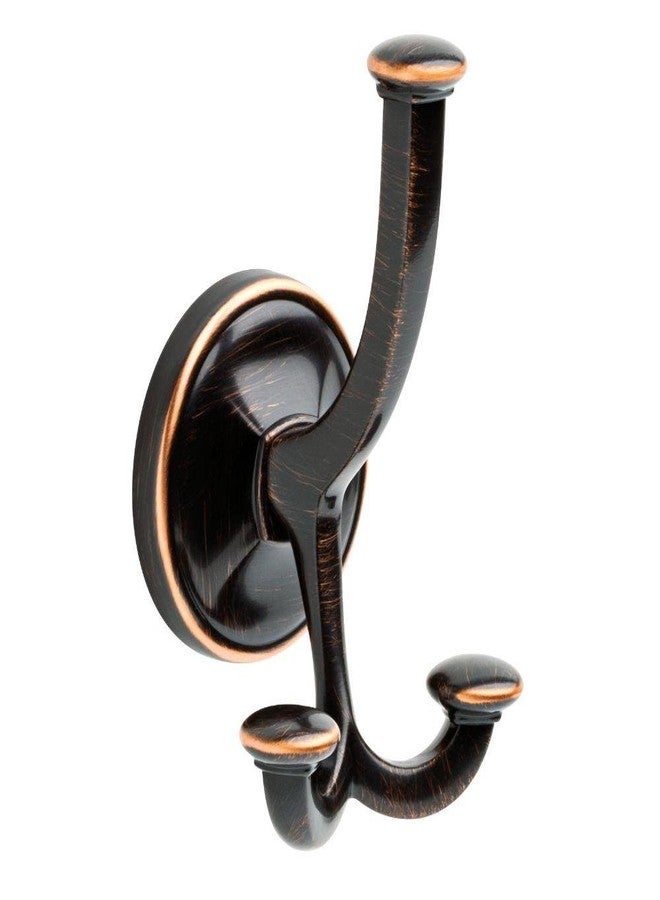 Delta Portman Triple Towel Hook in Venetian Bronze with Copper Reveal - Image 4