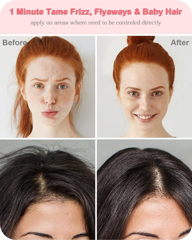 Samnyte â€Œ4-in-1 Styling Cream for Flyaways & Curl Defining, Non-Greasy Smoothing Cream for Women & Kids, Add Shine Slick Back Hair, No White Flakes & Chemical Flavors Fly Away Hair Tamer - Image 2