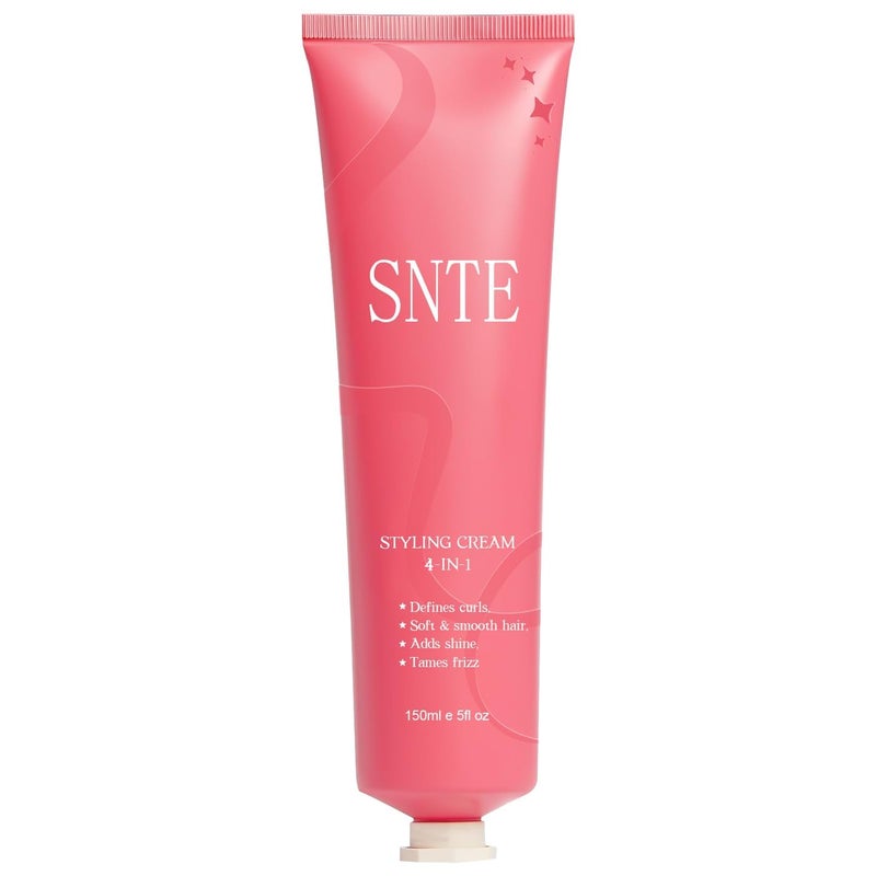 Samnyte â€Œ4-in-1 Styling Cream for Flyaways & Curl Defining, Non-Greasy Smoothing Cream for Women & Kids, Add Shine Slick Back Hair, No White Flakes & Chemical Flavors Fly Away Hair Tamer - Image 1