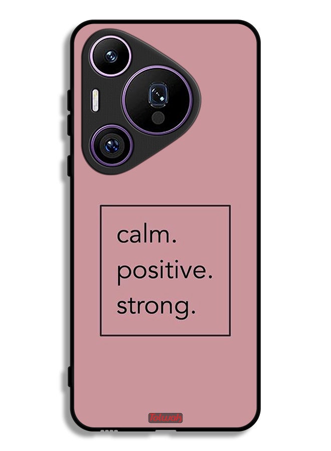 Tolwak Huawei Pura 70 Pro Protective Case Cover Calm Positive Strong - Image 1