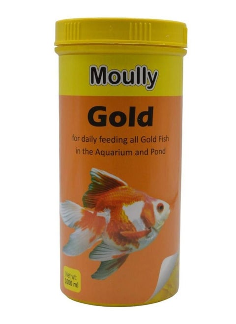 MOULLY GOLD FISH FOOD 1000ML