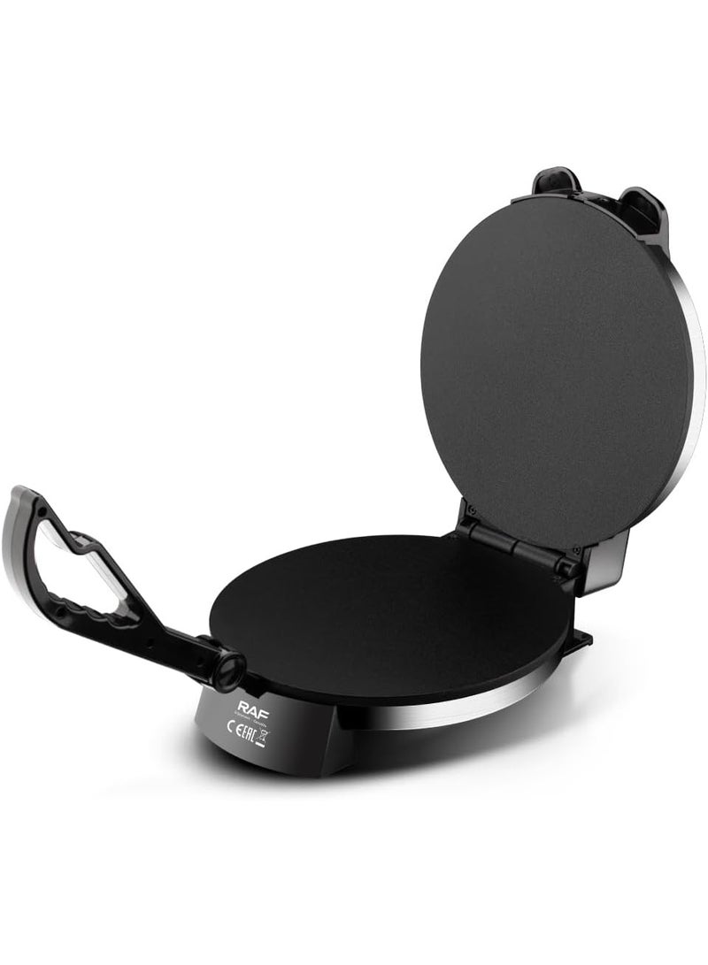 RAF Non-Stick 10-Inch Roti Maker | 1800W Double-Sided Heating Chapati Press | Fast Uniform Heat Flatbread Maker - Image 4