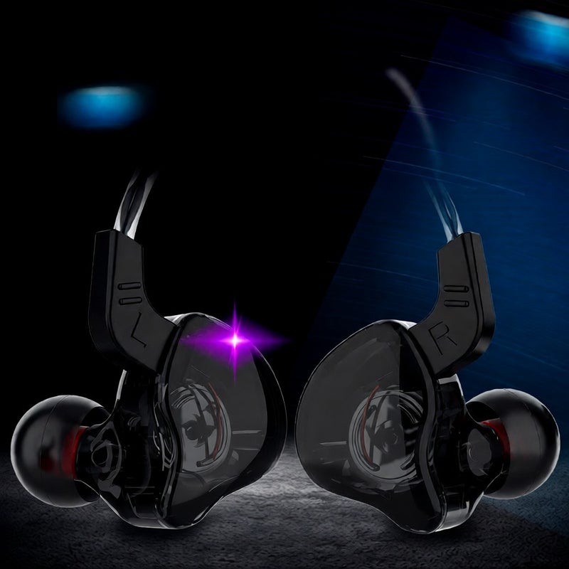 QKZ AK6 Universal 3.5mm HiFi Sport Headphones In Ear Earphone for Running with Microphone Headset Music Earbuds - Image 5