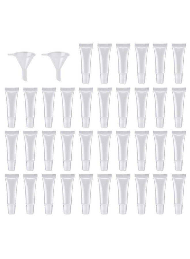 HRLORKC 40Pcs 10Ml Empty Tubes Lip Empty Lip Gloss Containers For Lip Gloss Balm Cosmetic  - Image 1