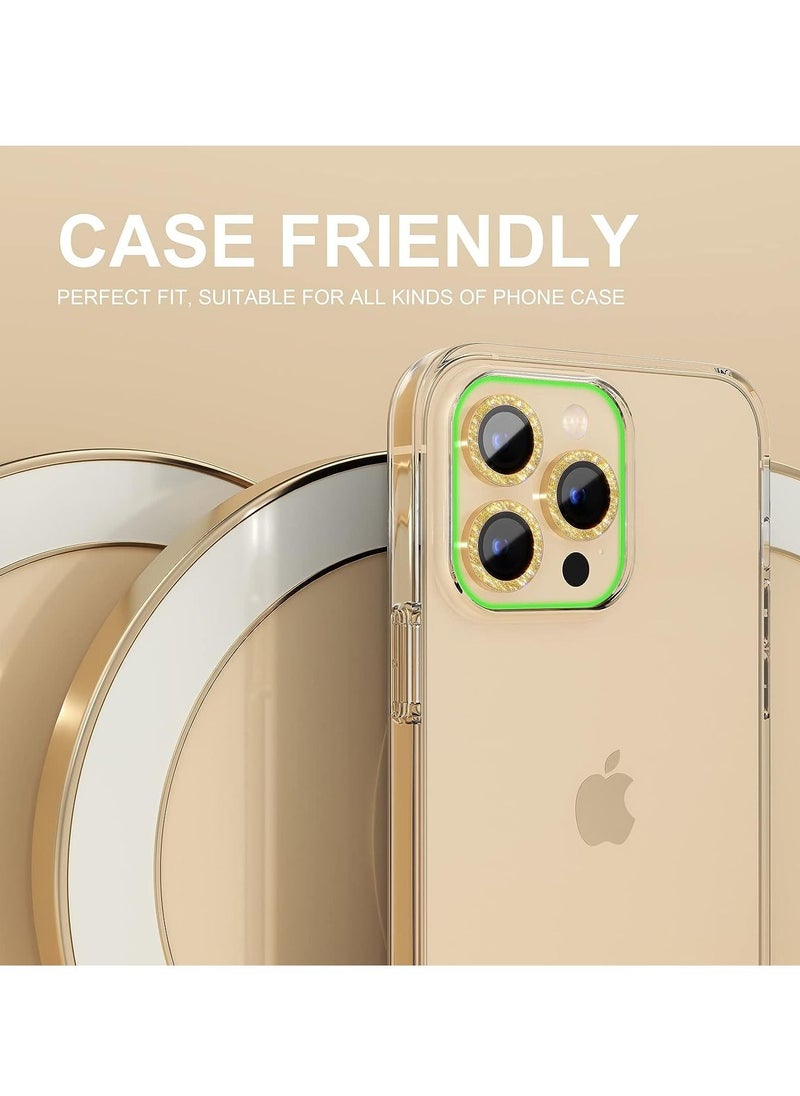 Generic - Struss Lens For IPhone 14 Pro Max / 14 Pro Camera Protector - Gold - Image 1