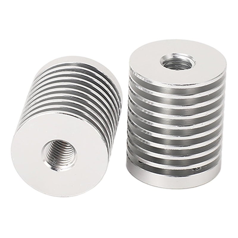 مشتت حرارة من الألومنيوم لطابعة ثلاثية الأبعاد V6 Hotend، قطعتان مع خيط M7 - Image 5