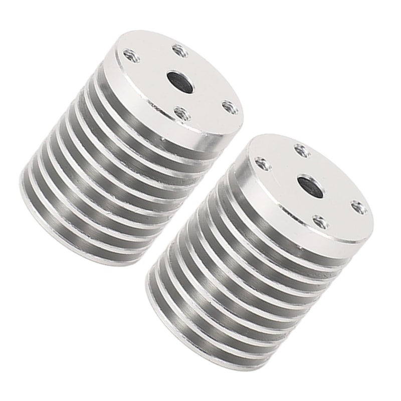مشتت حرارة من الألومنيوم لطابعة ثلاثية الأبعاد V6 Hotend، قطعتان مع خيط M7 - Image 4