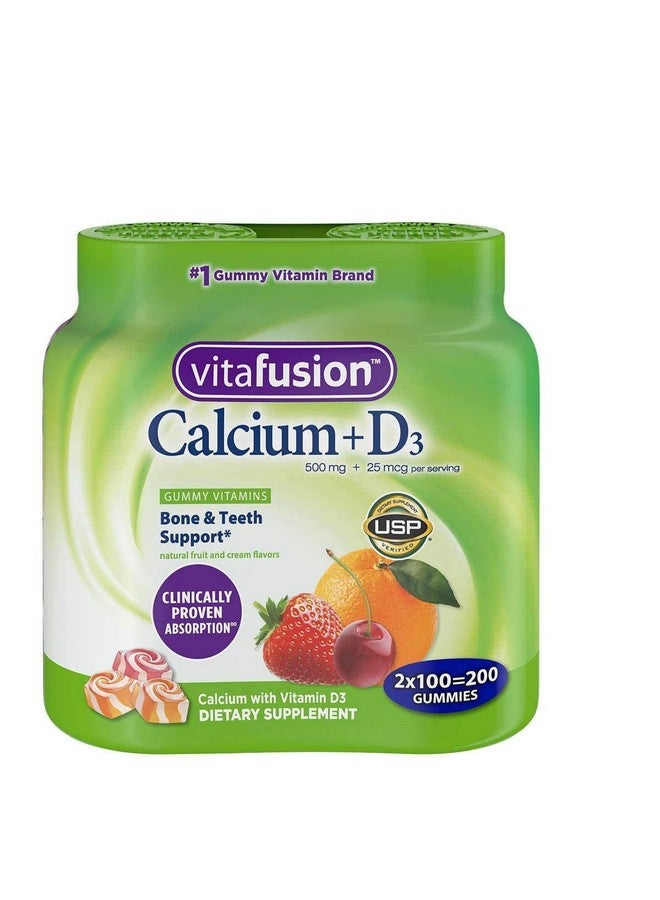 Vitafusion Calcium Supplement Gummy Vitamins 200Ct - Image 2