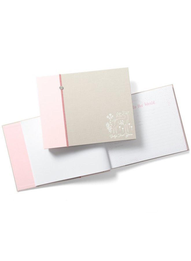 C.R. Gibson C.R. Gibson Pink Deer Baby's First Year Memory Book, 12.5" W x 9.75" H, 64 Pages  - Image 2