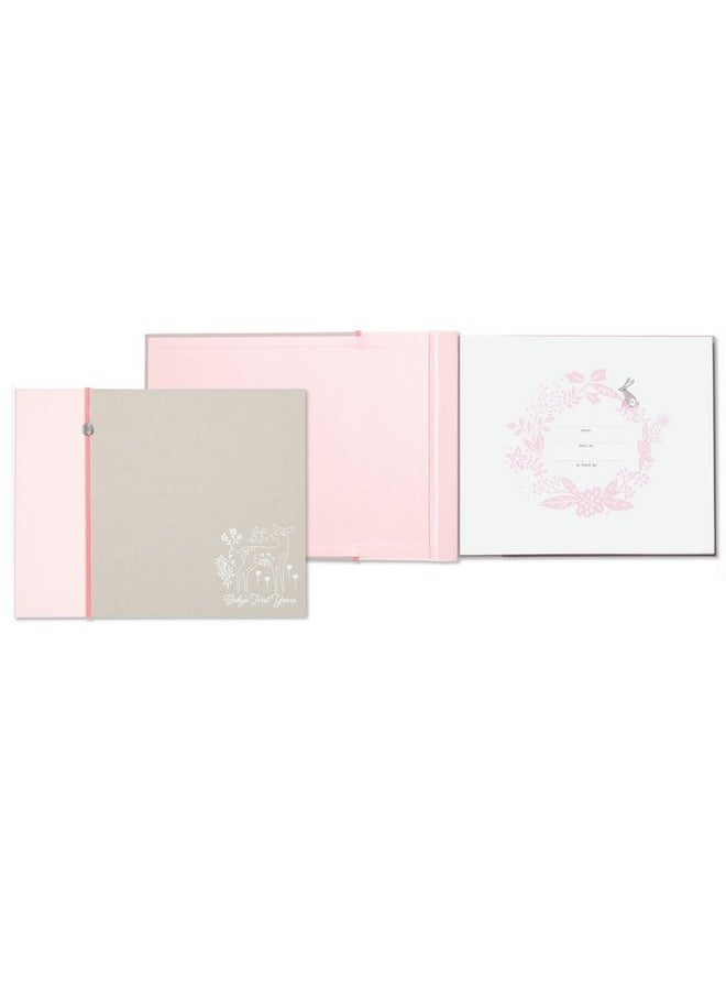 C.R. Gibson C.R. Gibson Pink Deer Baby's First Year Memory Book, 12.5" W x 9.75" H, 64 Pages  - Image 3